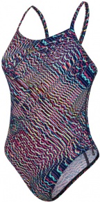 Speedo ColourRipple Allover Digital Rippleback Black/Green Glow/Electric Pink/Yellow/Blue Speedo ColourRipple Allover Digital Rippleback Black/Green Glow/Electric Pink/Yellow/Blue