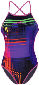Women's swimwear Aquafeel Neon Stripes Mini-Crossback Multi Women's swimwear Aquafeel Neon Stripes Mini-Crossback Multi