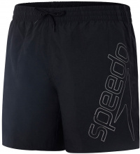 Speedo Boom Logo 16 Watershort Black/Metalic Grey Speedo Boom Logo 16 Watershort Black/Metalic Grey