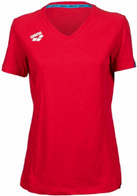 Arena Women Team T-Shirt Panel Red Arena Women Team T-Shirt Panel Red