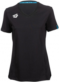 Arena Women Team T-Shirt Panel Black Arena Women Team T-Shirt Panel Black