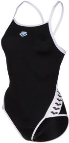 Women's swimwear Arena Icons Super Fly Back Solid Black/White Women's swimwear Arena Icons Super Fly Back Solid Black/White