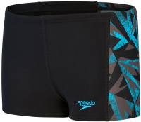 Boy's swimsuit Speedo Hyper Boom Panel Aquashort Boy Black/Bolt/Dove Grey Boy's swimsuit Speedo Hyper Boom Panel Aquashort Boy Black/Bolt/Dove Grey