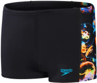 Boy's swimsuit Speedo Digital Panel Aquashort Boy Black/Hypersonic Blue/Orange/Lumo Green Boy's swimsuit Speedo Digital Panel Aquashort Boy Black/Hypersonic Blue/Orange/Lumo Green