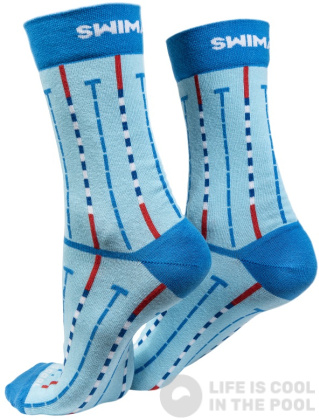 Nogavice Swimaholic Socks Swimming Lane