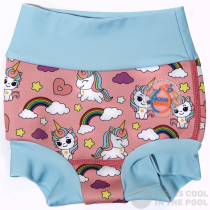 Otroške kopalke za dojenčke AquaKiddo Swim Nappy Unicorn