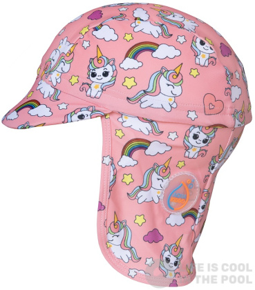 Detská plážová čiapočka AquaKiddo Hat Unicorn