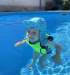 Otroški plavalni jopič AquaKiddo Swim Vest Green