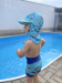 Detská plážová čiapočka AquaKiddo Hat Cars