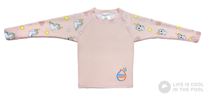 Otroška UV majica za plažo Aquakiddo UV Protection Shirt Unicorns