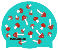 Otroška plavalna kapa Swimaholic Mushrooms Classic Cap Junior Otroška plavalna kapa Swimaholic Mushrooms Classic Cap Junior