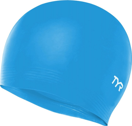 Tyr Latex Swim Cap Svetlo modra