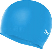 Tyr Latex Swim Cap Svetlo modra