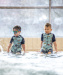 Otroška neoprenska obleka Aquakiddo Neoprene Wetsuit Cars