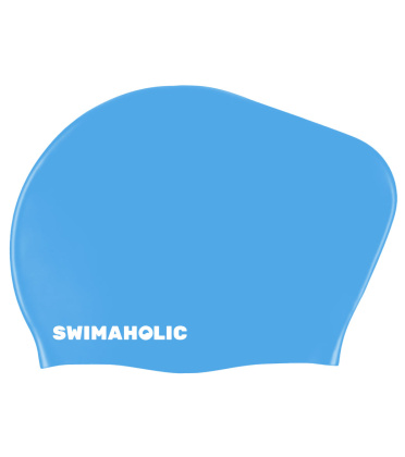 Otroška plavalna kapa za dolge lase Swimaholic Long Hair Cap Junior