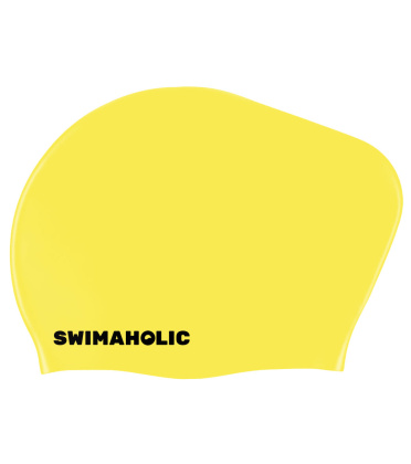 Otroška plavalna kapa za dolge lase Swimaholic Long Hair Cap Junior