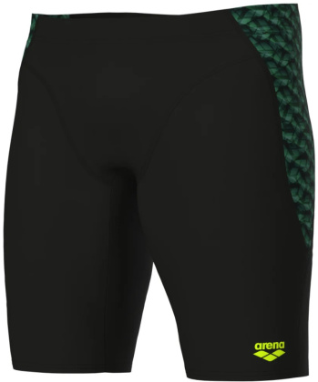 Arena Monogram Swim Jammer Black/Dark Sage