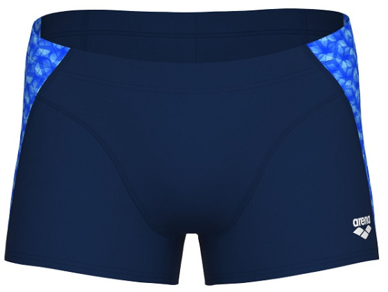 Arena Performance Monogram Short Navy/Blue Multi