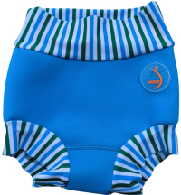 Otroške kopalke za dojenčke AquaKiddo Swim Nappy Neon Blue