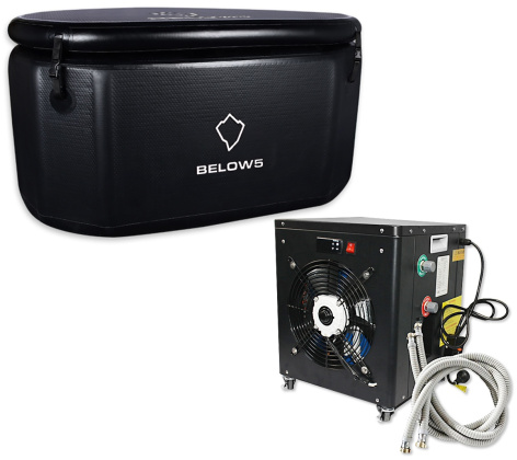 Kalilna cev s hladilno napravo Below5 Ice Bath Tub with Chiller