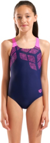 Arena Kikko Swim Pro Back Navy / Pink
