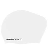 Otroška plavalna kapa za dolge lase Swimaholic Long Hair Cap Junior
