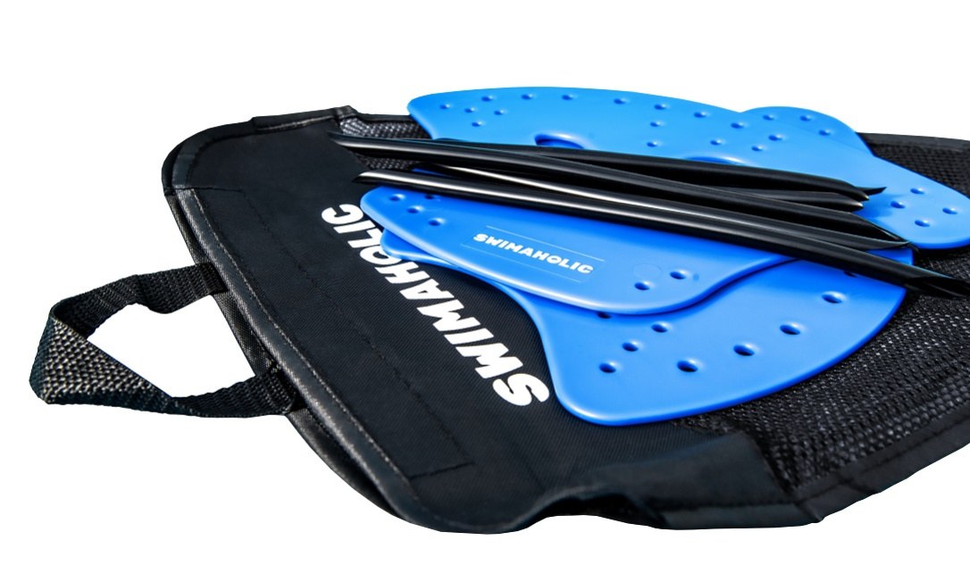 Plavalne šape Swimaholic Strength Paddles Blue