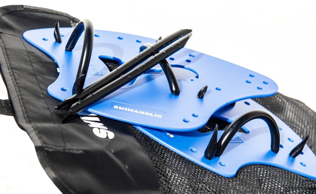 Plavalne šape Swimaholic Strength Paddles Blue