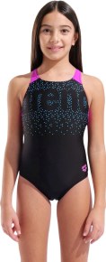 Arena Painterly V Back Junior Black
